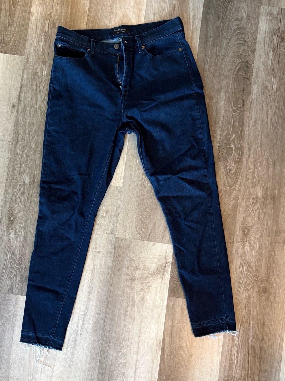 Banana Republic Women’s 30/10 Deep Indigo High Waisted Skinny Jeans